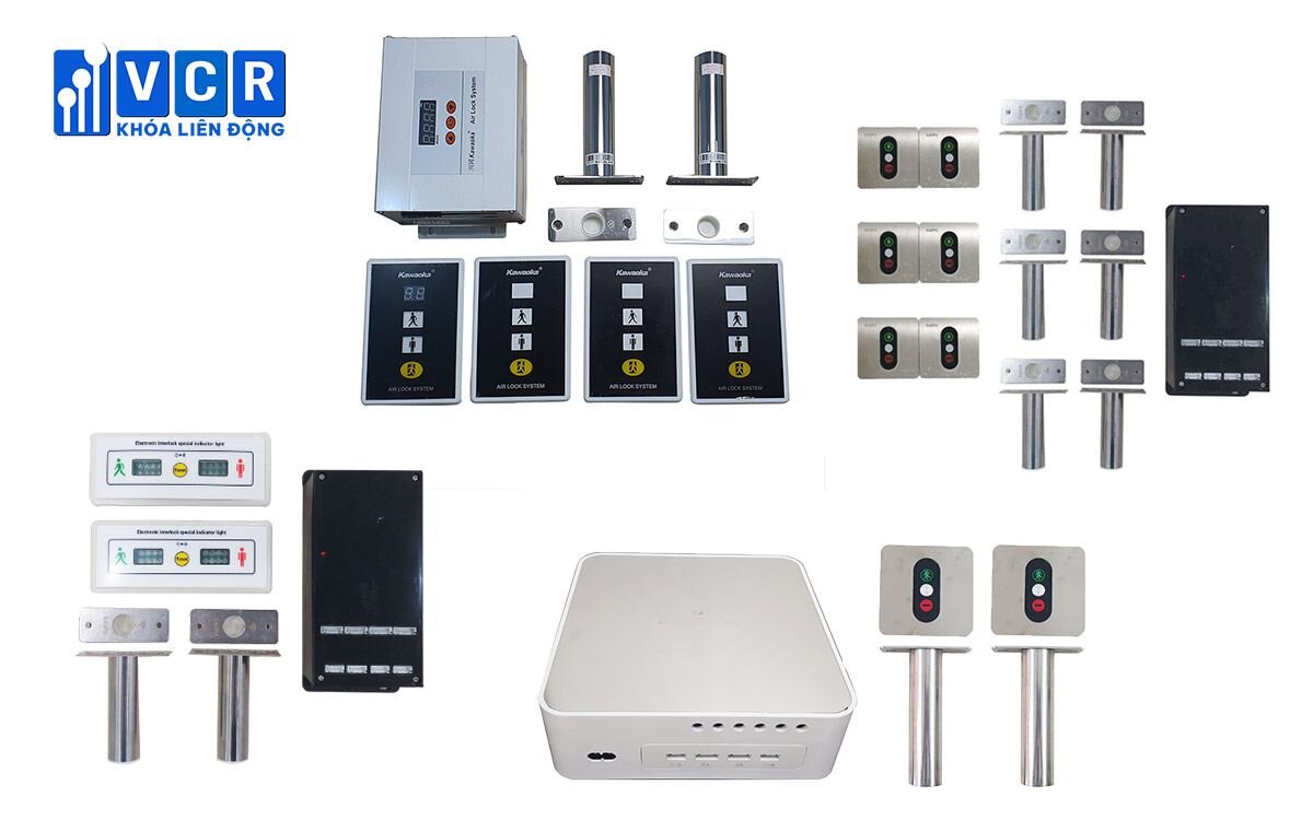 Khóa Airlock phòng sạch hai cửa do VCR cung cấp